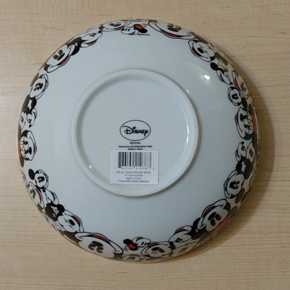 Disney Mickey Minnie Mouse Large Ceramic Serving Bowl Salad Soup Kitchen… - Picture 3 of 11
